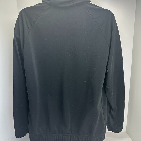 Adidas Men's Essentials Warm-Up 3-Stripes Track Top Blacka and White Size XL - Picture 4 of 5